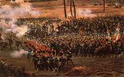 Thomas Pakenham The Revolutionary army in action oil painting on canvas
